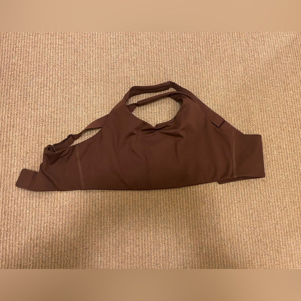 Girlfriend Collective Brown Sports Bra